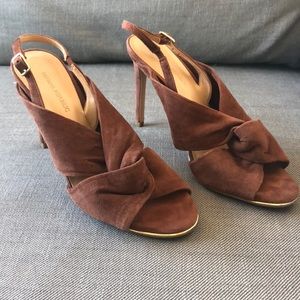 Banana Republic suede sandals.